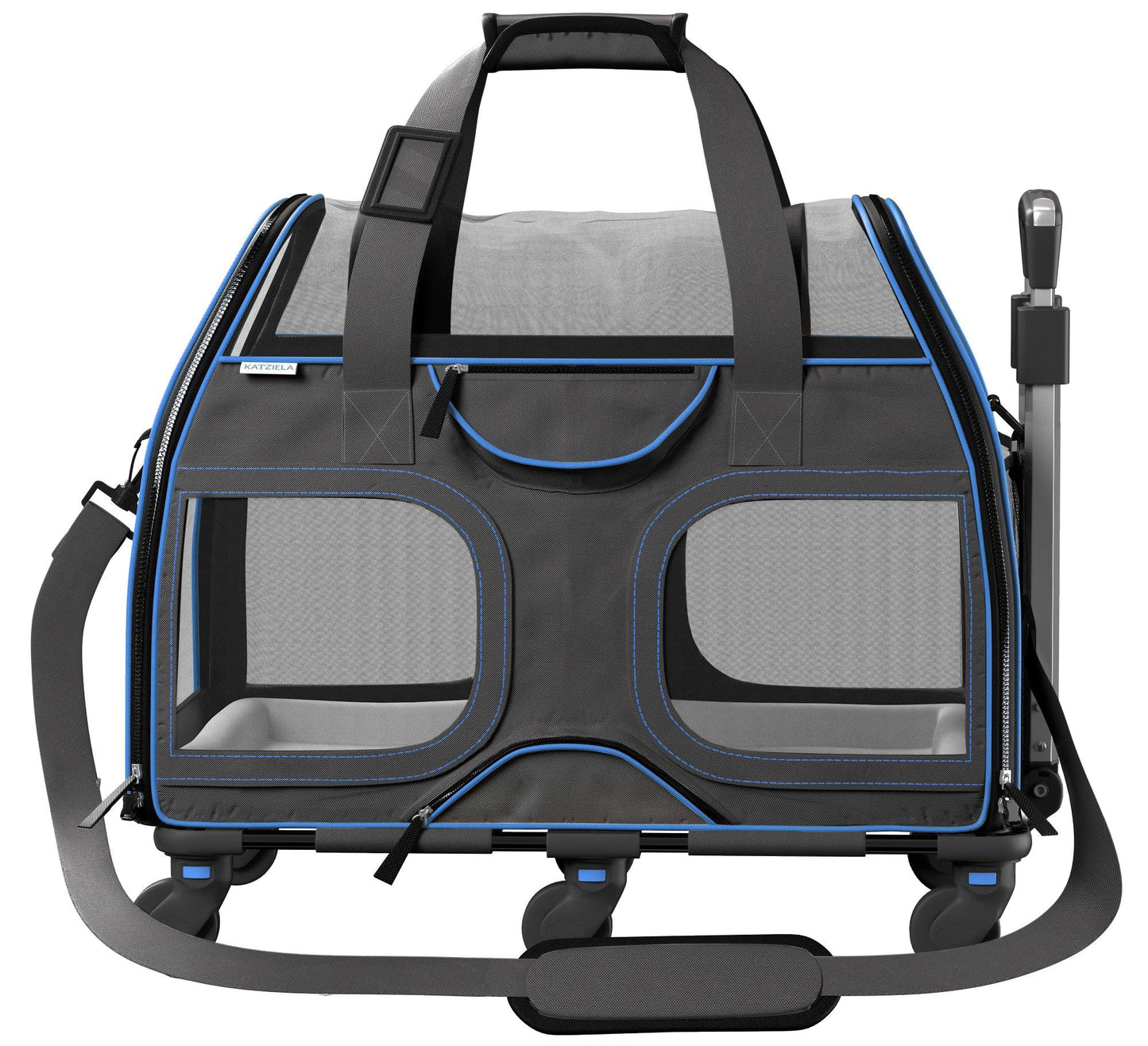 Luxury Rider Rolling Pet Carrier