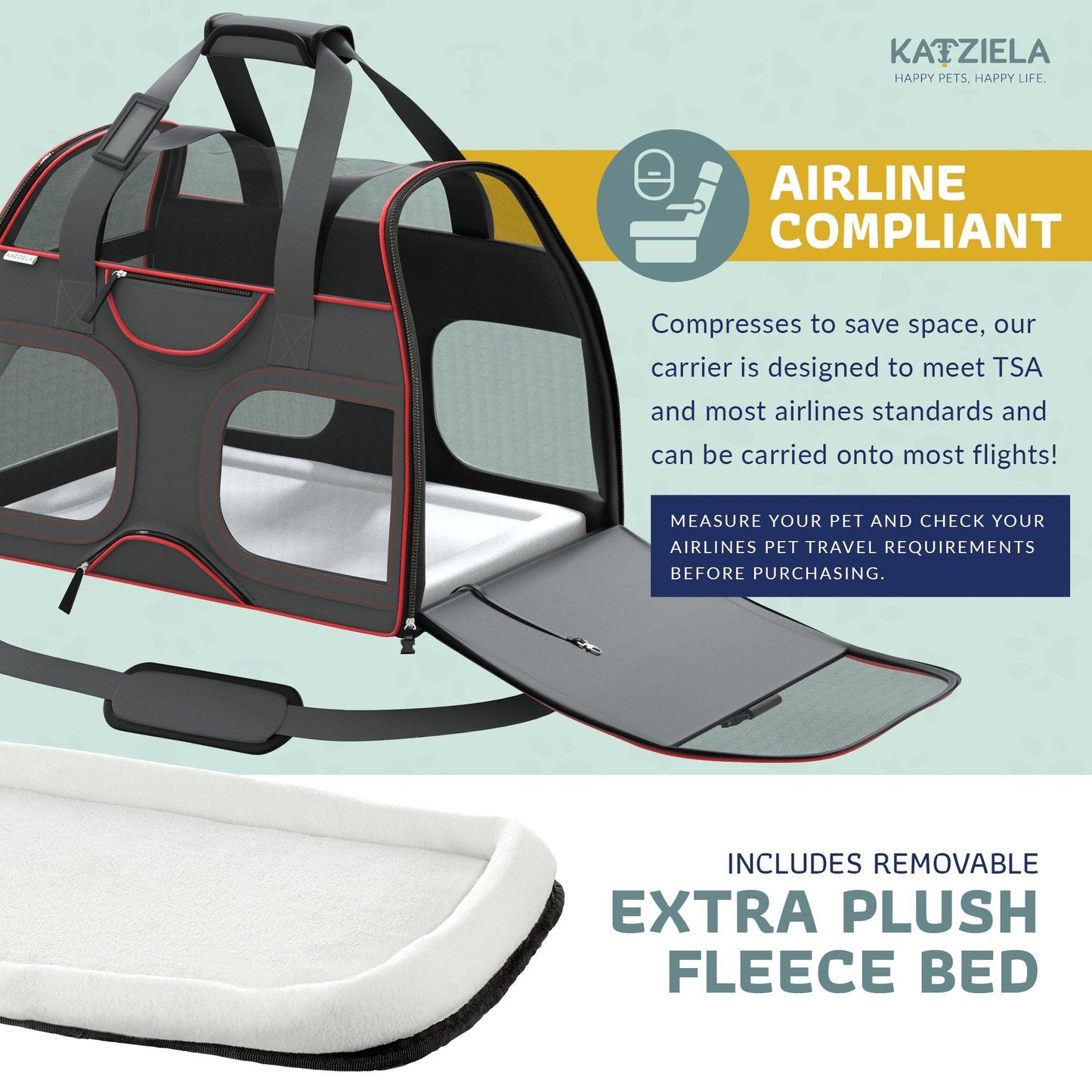 Luxury Rider Rolling Pet Carrier