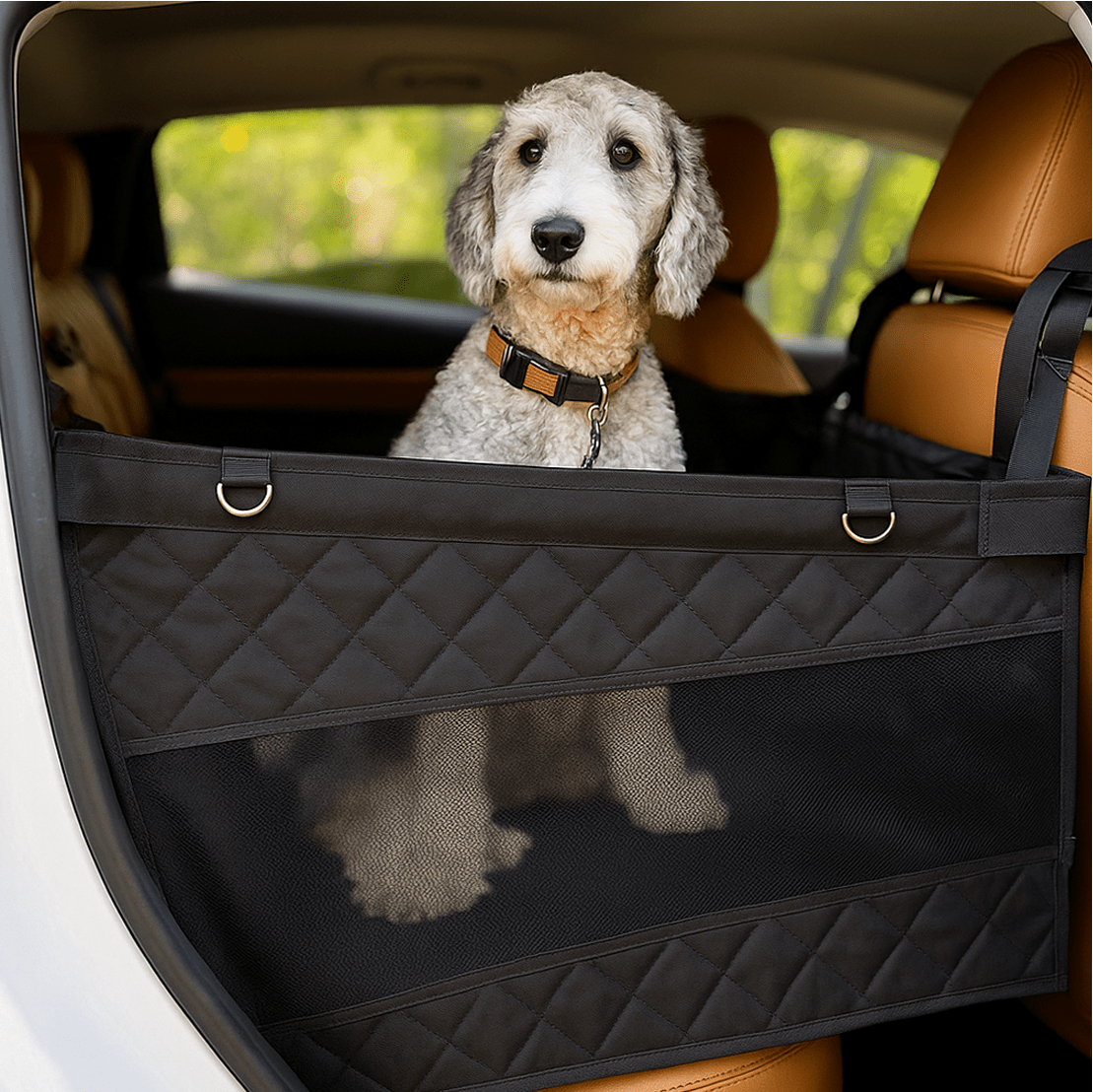Waterproof Quilted Dog Back Seat Cover - Single product detail 8