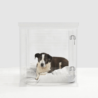 Hiddin Medium Clear Pet Crate alternate angle