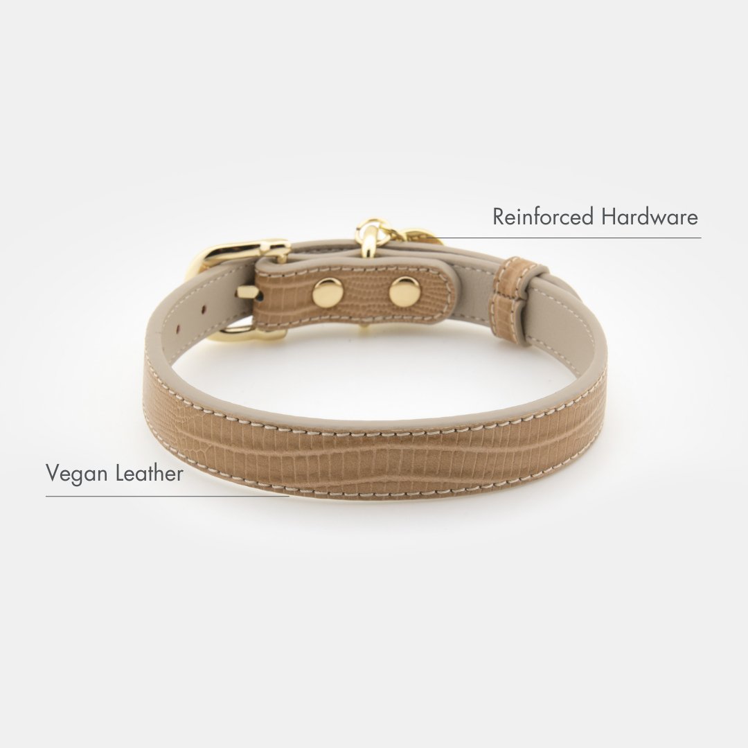 Nina Woof Milan Vegan Leather Dog Collar