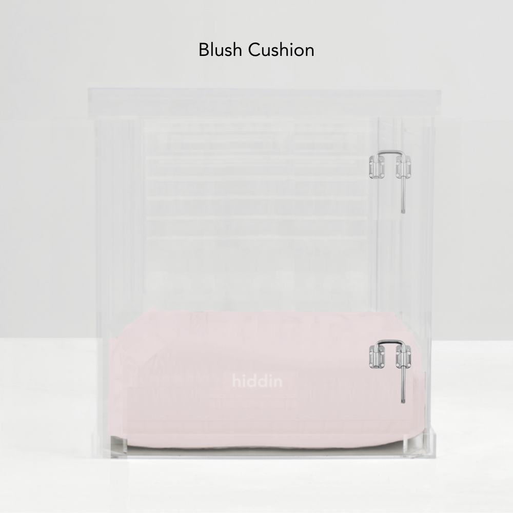 Hiddin Medium Clear Pet Crate product view