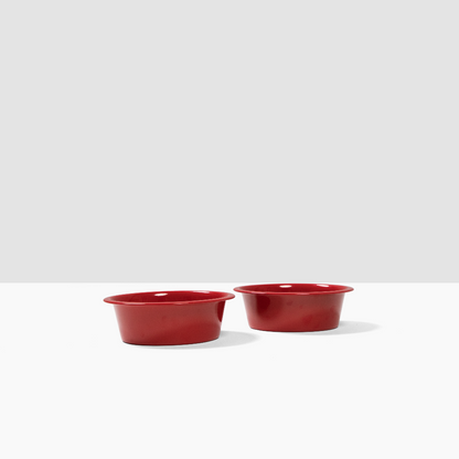 Metal Pet Bowls - Set of 2