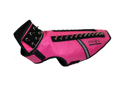 SpikeVest Protective Dog Vest pink view