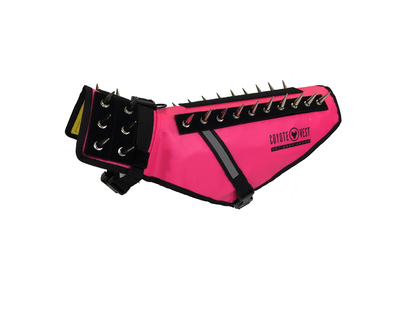 CoyoteVest Protective Dog Vest pink color view