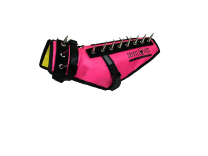CoyoteVest Protective Dog Vest pink color view