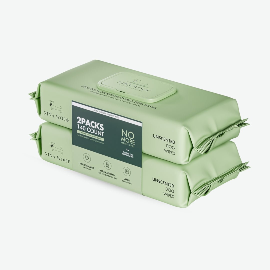 Toallitas biodegradables de origen vegetal para mascotas
