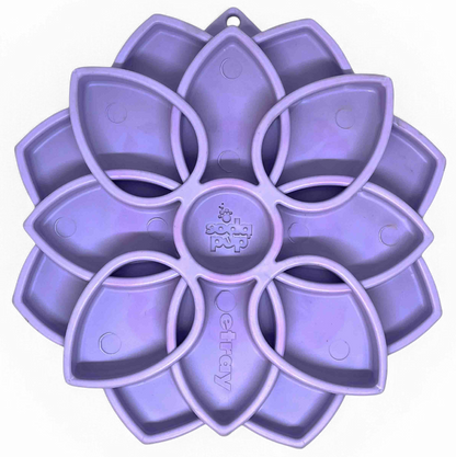 Shallow Slow-Feeder Dog Bowl - Mandala