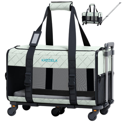 Katziela Quilted Chariot carrier body detail
