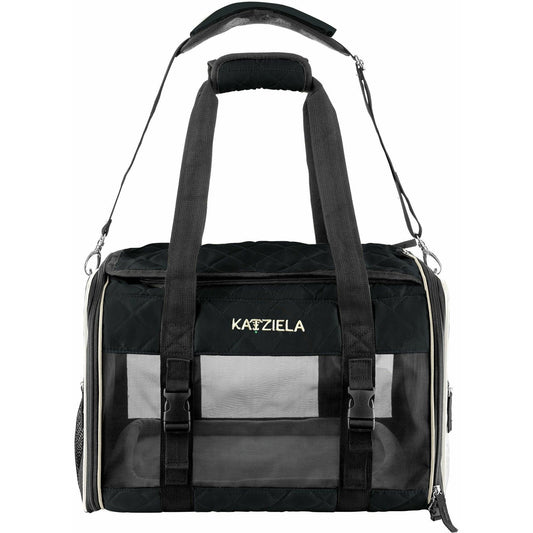 Katziela Quilted Companion soft-sided pet carrier in Black