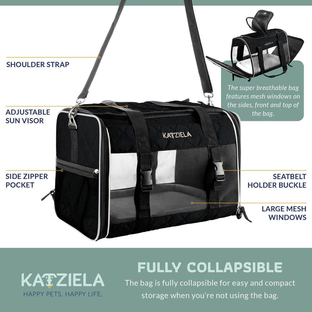 Quilted Companion Pet Carrier