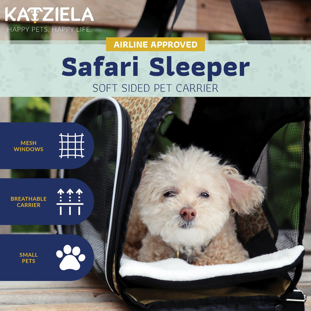 Safari Sleeper Pet Carrier cushioned interior detail