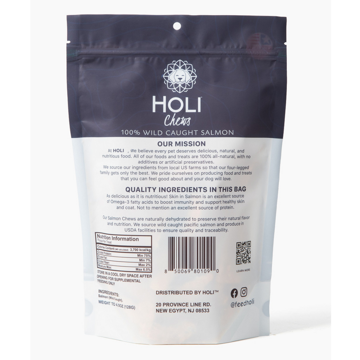 Additional view of Salmon Skin Dental Chews for Dogs and Cats — view 2
