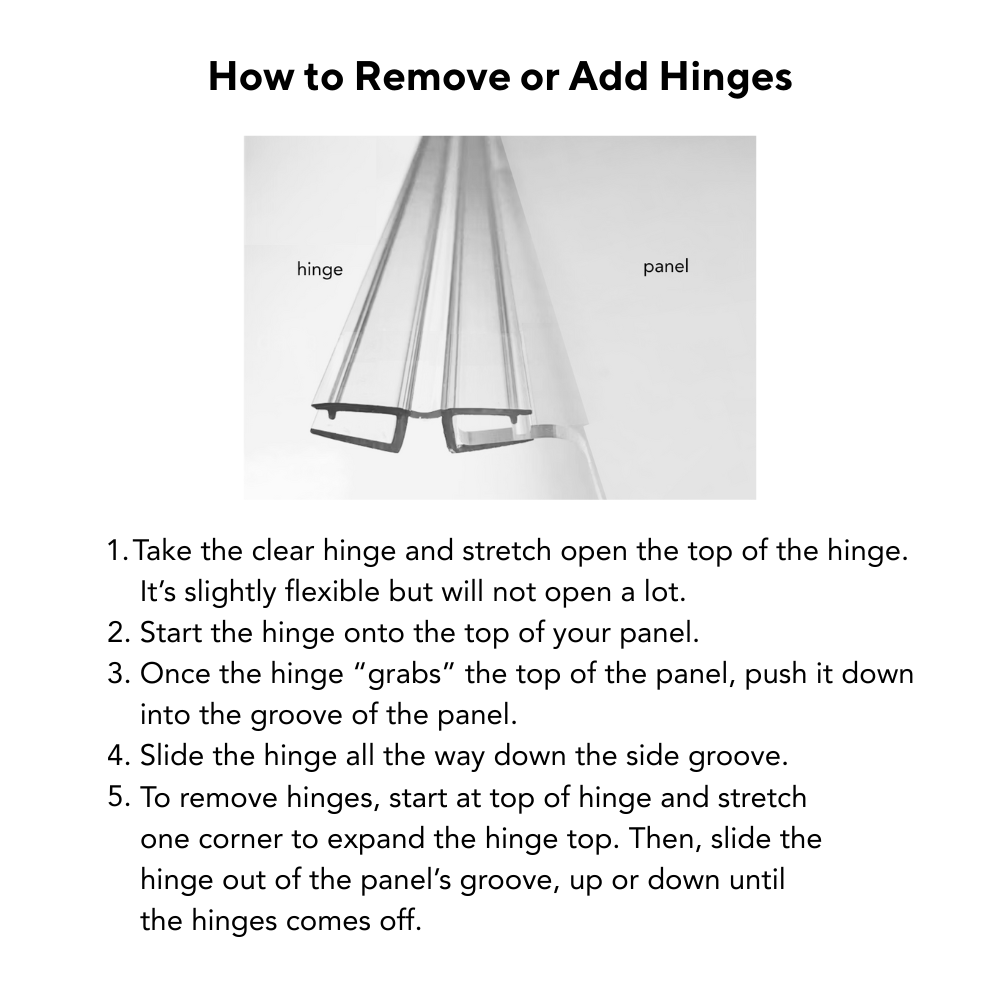 Slide-on panel assembly directions for Hiddin medium crate