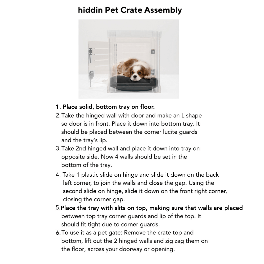 Ventilation detail on Hiddin Medium Clear Pet Crate