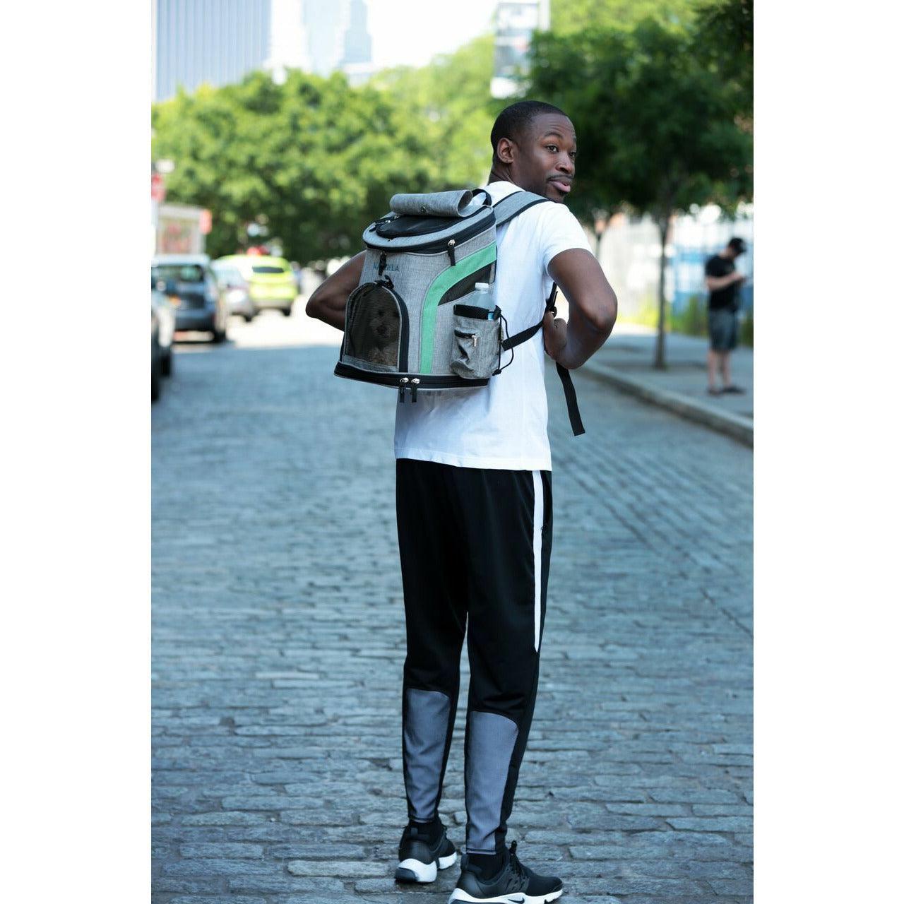 Mochila de transporte Voyager para perros, gatos y cachorros - Ideal para excursionistas