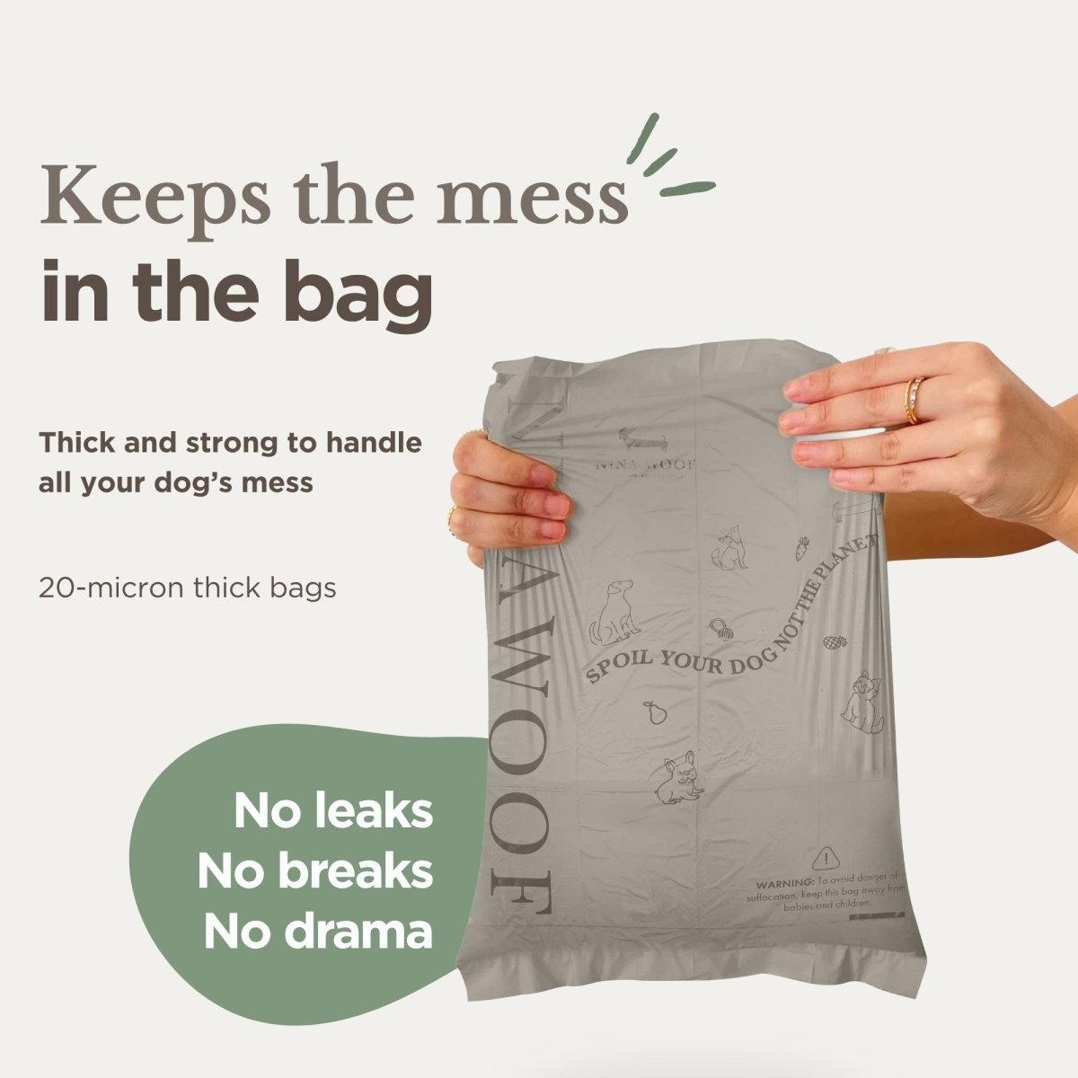 Additional view of Waste Bags - Biodegradable and Compostable — view 3