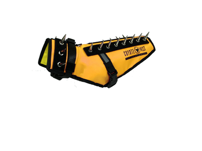 CoyoteVest Protective Dog Vest yellow color view