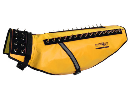 CoyoteVest Protective Dog Vest yellow color view